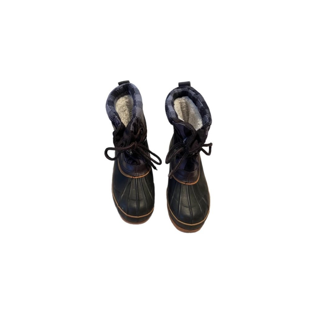 Western Chief BUFFALO PLAID Rain/Snow Boots THINSULATE Suede gray/Black